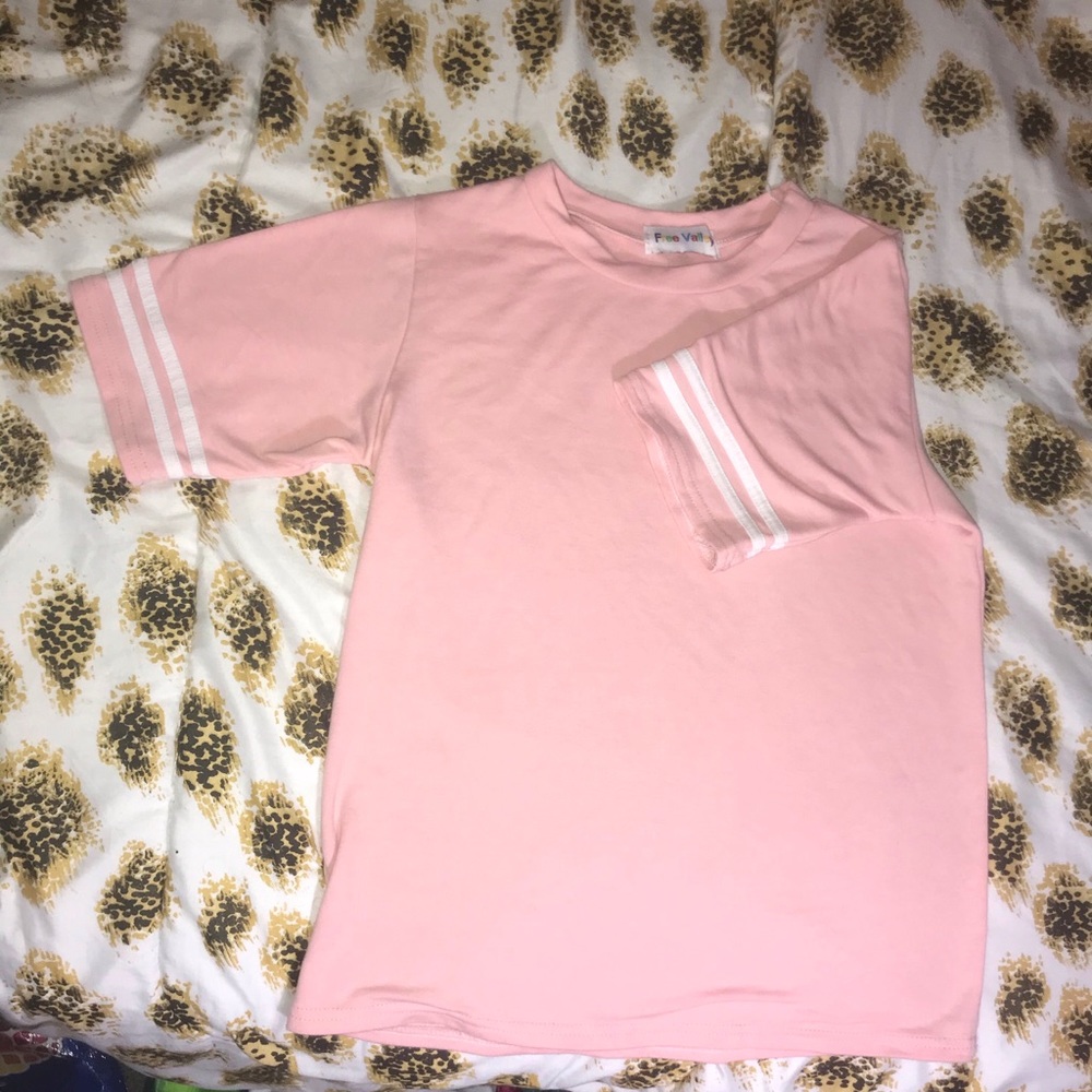 Pink thick soft sports shirt